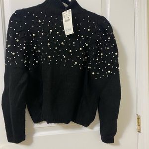Zara Pearl Sweater
